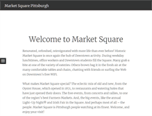 Tablet Screenshot of marketsquarepgh.com